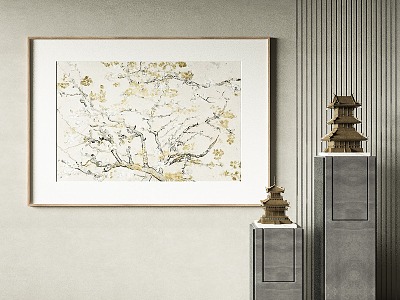 New Chinese Decorative Painting 3d model