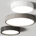 Round Modern Ceiling Lights In Different Colors For Home Lighting Design 3d model