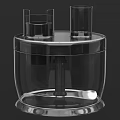 Transparent Food Processor with Clear Body and Modern Design for Daily Kitchen Use