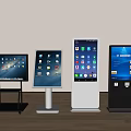 Modern All in One Kiosks with Different Floor Stand Designs and Interactive Touchscreen Displays