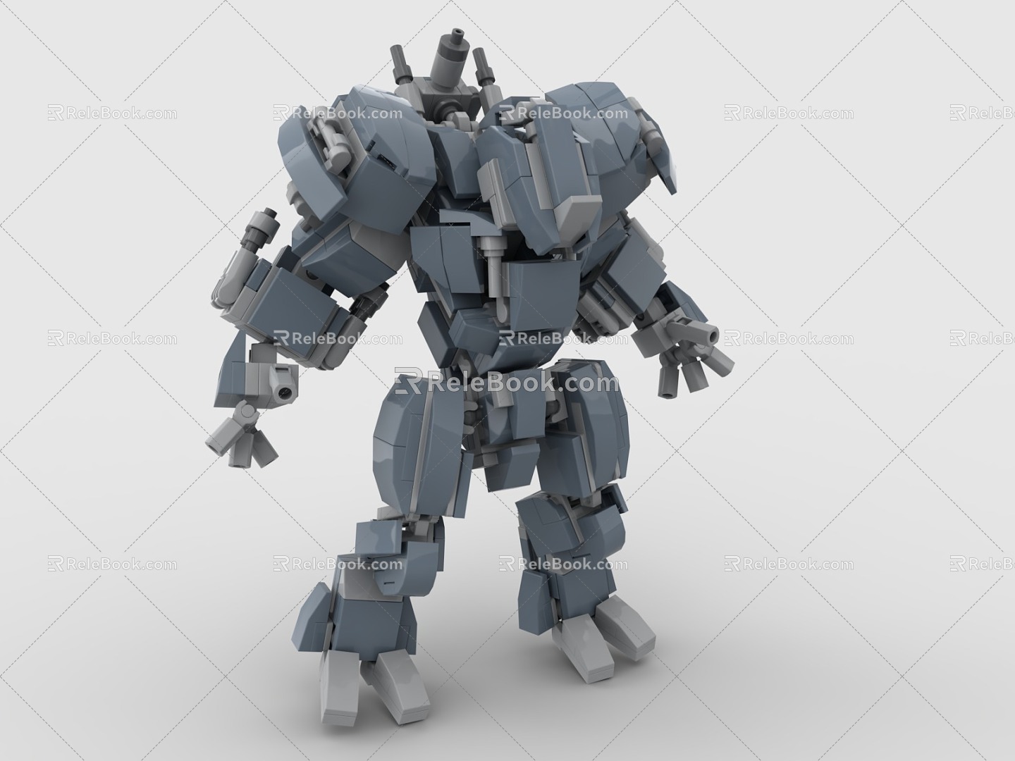 LEGO Toy Gundam Robot Transformers 3d model