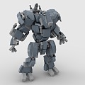 LEGO Toy Gundam Robot Transformers 3d model