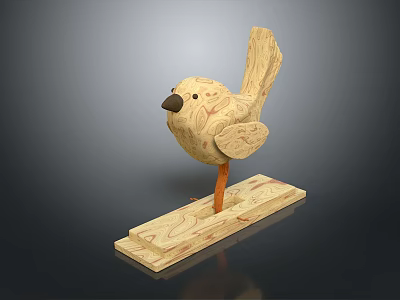 bird game animal cartoon animal realistic animal 3d model