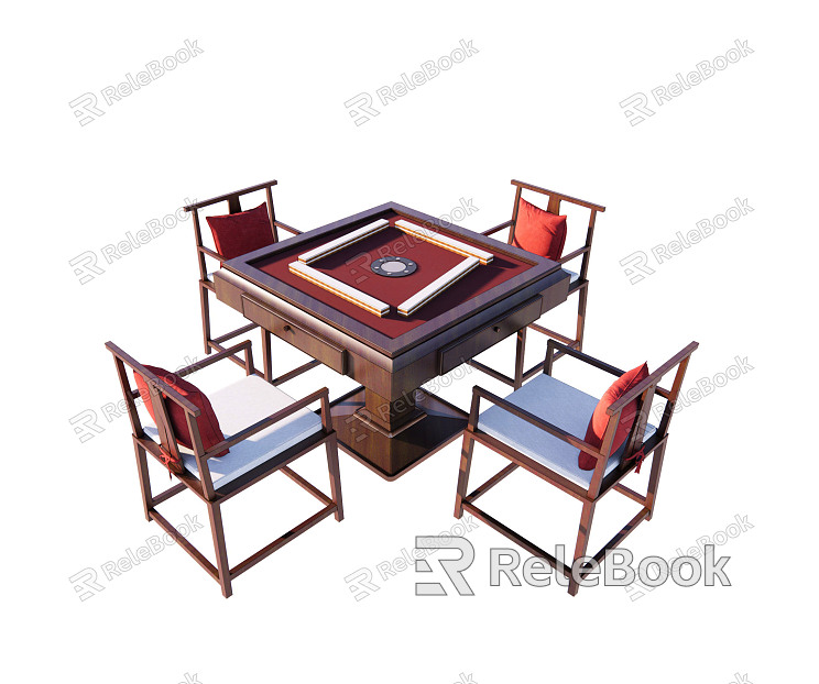 New Chinese Mahjong Table and Chair Mahjong Table model