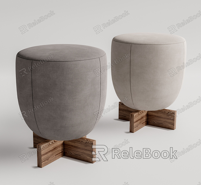 Modern Sofa Stool Low Stool Pier model