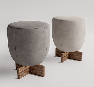 Modern Sofa Stool Low Stool Pier 3d model