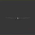 Long-range bomber Modern bomber 3d model