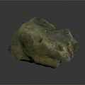 Natural Stone And Wood Artisanal Decor Piece With Textured Surface And Earthy Tones