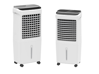 Life appliances mobile air conditioning fan 3d model