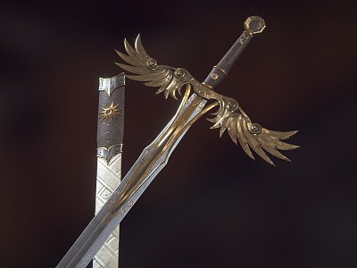 Connor's Sword Cold Weapon model