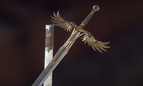 Connor's Sword Cold Weapon 3d model