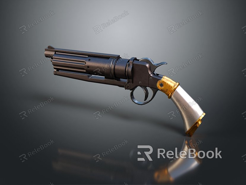 modern gun revolver revolver pistol semi-automatic pistol model