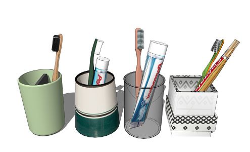 Modern toothbrush 3d model