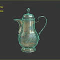 Vintage Copper Teapot With Intricate Decorative Patterns Traditional Design And Elegant Craftsmanship