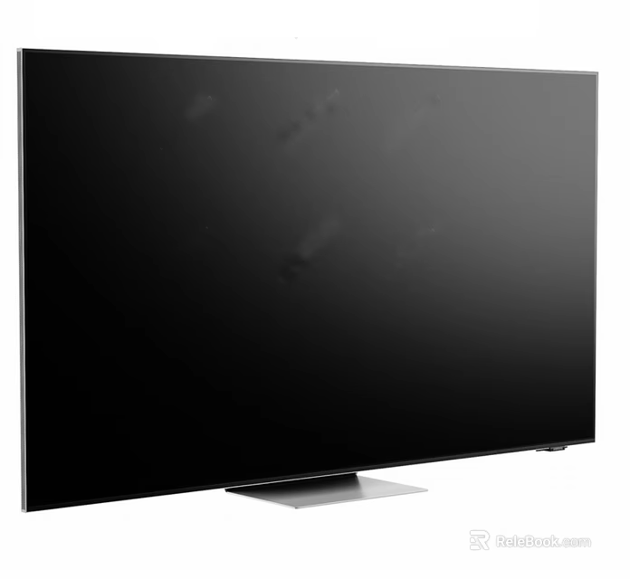 Modern Flat Screen TV With Sleek Design And Stand 3d model 