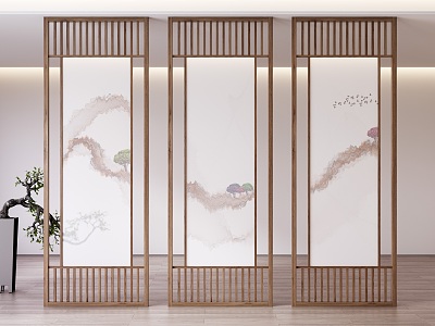 Screen Japanese-style Screen Partition Screen Partition Rice Paper Screen Partition model