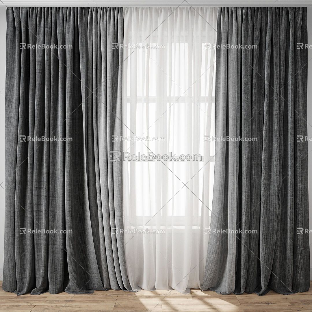 Fabric Curtain model