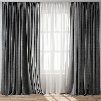 Fabric Curtain 3d model