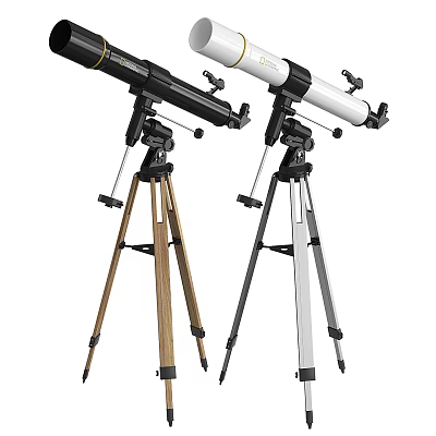 Modern Telescope Astronomical Telescope Ornaments 3d model