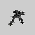 Electric Toy Mechanical Robot Featuring Detailed Weapons Movable Joints And Action Design