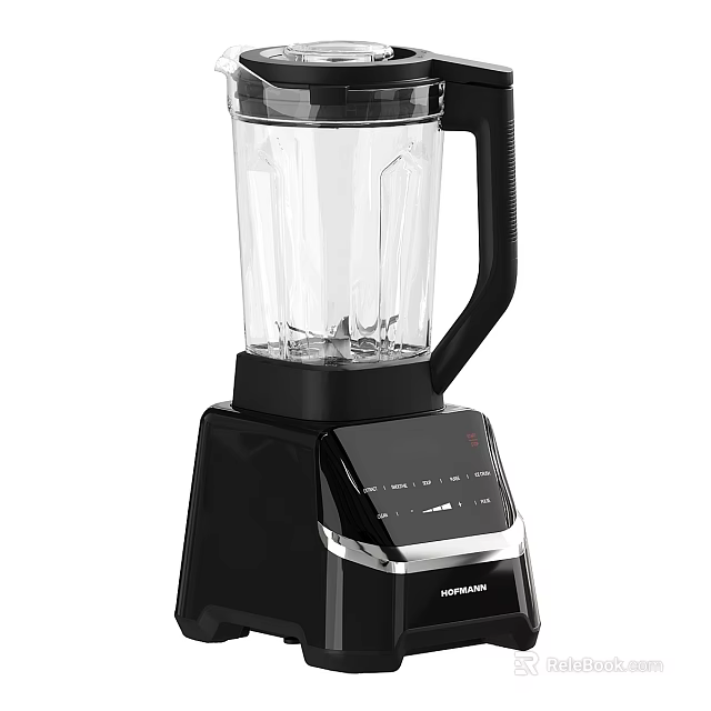Ninja Blender A Modern Kitchen Appliance With Powerful Motor Clear Container And Digital Control Panel 3d model