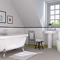 Bathroom Modern Bathtub 3d model