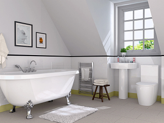 Bathroom Modern Bathtub 3d model