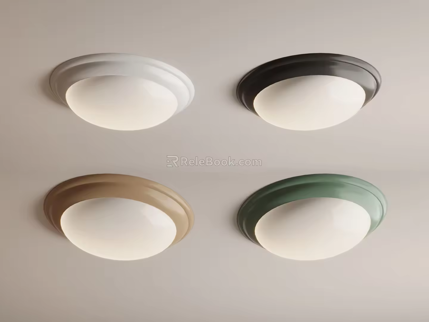 modern ceiling lamp 3d model
