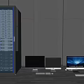 Modern computer appliances 3d model