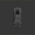 Gray Luxury Sports Car With Sleek Body Black Wheels And Roof Vents