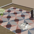 Modern Carpet 3d model