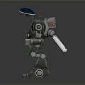 Mech Warrior Mech Soldier Machine Battlearm Mechanical Battlearm Machine Fighter Robot 3d model