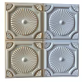 Ornate Decorative Ceiling Panels With Intricate Patterns And Gold Accents 3d model