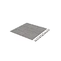 Gray Stone Slab Ground With Pebble Filled Grid Pattern Design 3d model