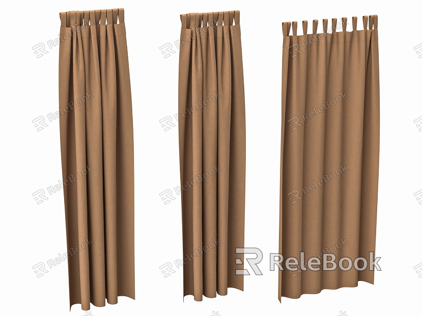 Modern Clothing Store Fitting Room Dressing Room Curtain model