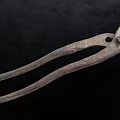 Rusty Old Pliers Hand Tool For Gripping Tasks In Hardware Workshop 3d model
