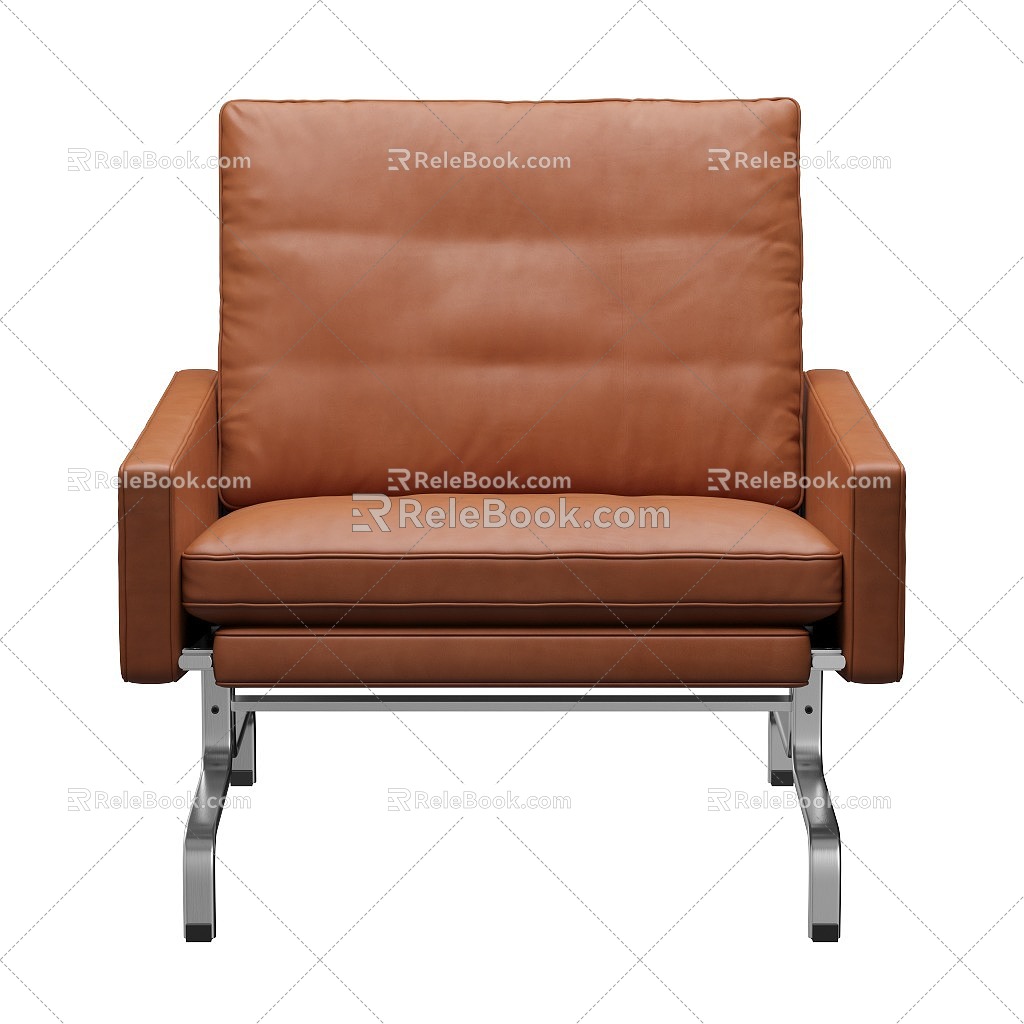 PK31 Single Sofa Casual Sofa Casual Chair Armchair Single Chair 3d model