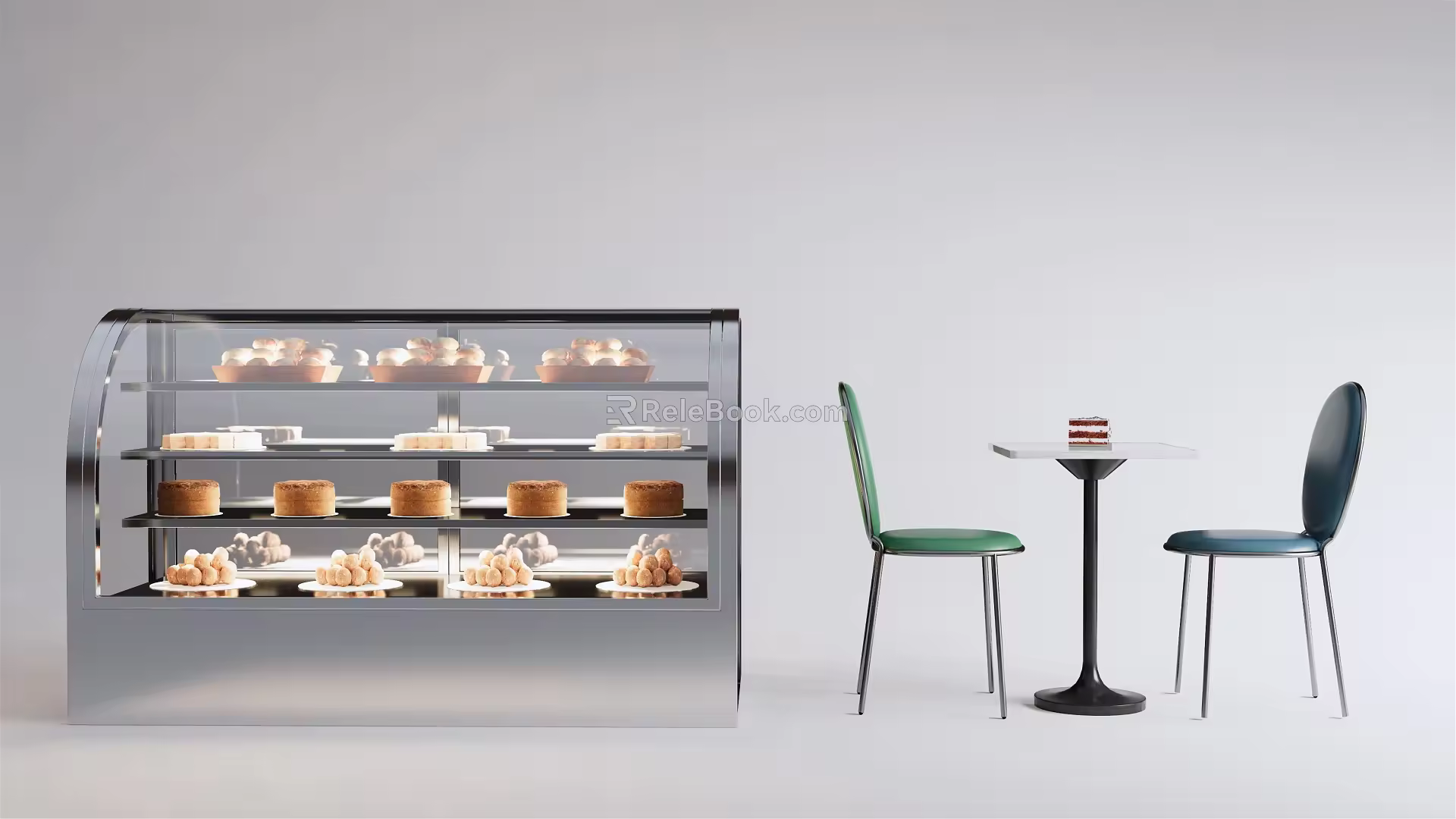 Modern Display Cabinet 3d model