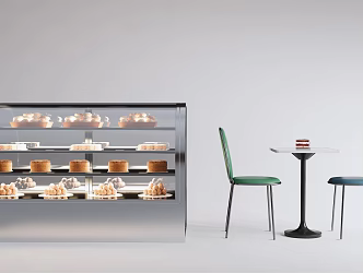 Modern Display Cabinet 3d model