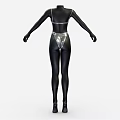 Shiny Silver Women's Bikini Set Two Piece Swimsuit Fashion Design