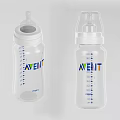 Avent Ceramic Baby Bottles With Transparent Body And Measurement Markings