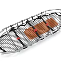Fire Rescue Stretcher With Metal Frame Net And Straps 3d model