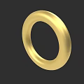 Shiny Polished Gold Ring With Simple Classic Jewelry Design For Daily Wear