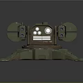 laser tower turret turntable sci-fi tower defense game tower defense sci-fi turret game turret game turret 3d model