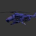 Modern Helicopter Sci-Fi Helicopter 3d model