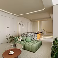 Modern Beauty SPA Hall Rest Front Hall Reception Front Hall 3d model
