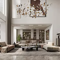Modern Duplex Living Room With Spacious Layout Natural Light And Cozy Furniture