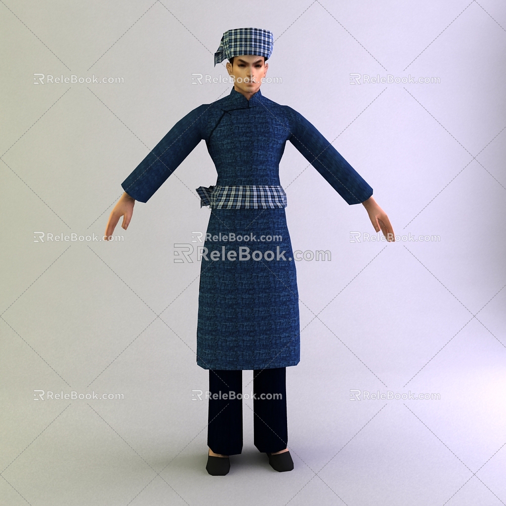 Modern Men Buyi Men's Clothing 3d model