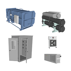 Modern equipment Electromechanical equipment 3d model