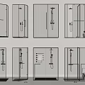 Contemporary Shower Head Designs With Glass Enclosures Various Styles And Configurations